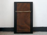 Tall Ebonised Wall Mirror with Distressed Bevelled Plate (5 of 5) Tall Ebonised Wall Mirror with Distressed Bevelled Plate (5 of 5)