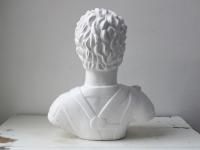Painted Terracotta Bust of a Roman (3 of 4) Painted Terracotta Bust of a Roman (3 of 4)