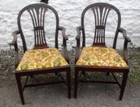 Fine Set of 8 S & H Victorian Mahogany Slat Back Dining Chairs (5 of 5) Fine Set of 8 S & H Victorian Mahogany Slat Back Dining Chairs (5 of 5)