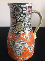 Graduated Pair of Masons Jugs in the Rare Bandana Pattern, Chinoiserie, 1840 (2 of 14) Graduated Pair of Masons Jugs in the Rare Bandana Pattern, Chinoiserie, 1840 (2 of 14)