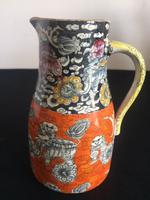 Graduated Pair of Masons Jugs in the Rare Bandana Pattern, Chinoiserie, 1840 (14 of 14) Graduated Pair of Masons Jugs in the Rare Bandana Pattern, Chinoiserie, 1840 (14 of 14)