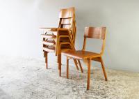 1960s Scandinavian Mid Century Plywood Stacking Chair '30 Available' (2 of 4) 1960s Scandinavian Mid Century Plywood Stacking Chair '30 Available' (2 of 4)