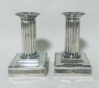 Pair of Antique Victorian Silver Candlesticks (15 of 15) Pair of Antique Victorian Silver Candlesticks (15 of 15)