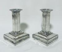 Pair of Antique Victorian Silver Candlesticks (5 of 15) Pair of Antique Victorian Silver Candlesticks (5 of 15)