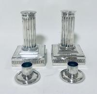Pair of Antique Victorian Silver Candlesticks (6 of 15) Pair of Antique Victorian Silver Candlesticks (6 of 15)