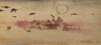 Original Watercolour 'Sunset' by Ken Walch (3 of 3) Original Watercolour 'Sunset' by Ken Walch (3 of 3)