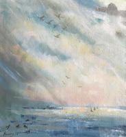 Original Oil Painting 'Stag at the Loch' by Barbara Lady Brassey. 1911-2010. Signed & Dated 1978 (3 of 3) Original Oil Painting 'Stag at the Loch' by Barbara Lady Brassey. 1911-2010. Signed & Dated 1978 (3 of 3)