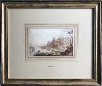 Original Sepia & Pencil Watercolour 'Durham' by Sir Augustus Wall Callcott Unsigned. Framed (5 of 5) Original Sepia & Pencil Watercolour 'Durham' by Sir Augustus Wall Callcott Unsigned. Framed (5 of 5)