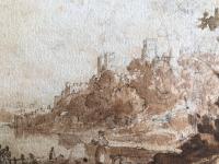 Original Sepia & Pencil Watercolour 'Durham' by Sir Augustus Wall Callcott Unsigned. Framed (4 of 5) Original Sepia & Pencil Watercolour 'Durham' by Sir Augustus Wall Callcott Unsigned. Framed (4 of 5)