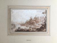 Original Sepia & Pencil Watercolour 'Durham' by Sir Augustus Wall Callcott Unsigned. Framed (2 of 5) Original Sepia & Pencil Watercolour 'Durham' by Sir Augustus Wall Callcott Unsigned. Framed (2 of 5)