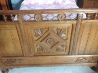 Arts & Crafts French Oak Bed (2 of 30) Arts & Crafts French Oak Bed (2 of 30)