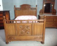 Arts & Crafts French Oak Bed (16 of 30) Arts & Crafts French Oak Bed (16 of 30)