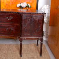 Concave Cuban Mahogany Credenza Sideboard Chippendale (12 of 14) Concave Cuban Mahogany Credenza Sideboard Chippendale (12 of 14)