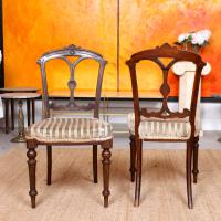 8 Walnut Shovel Back Dining Chairs 19th Century (6 of 8) 8 Walnut Shovel Back Dining Chairs 19th Century (6 of 8)