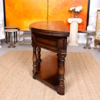 Oak Creedence Table Large Carved Folding Dining Console Table (10 of 12) Oak Creedence Table Large Carved Folding Dining Console Table (10 of 12)
