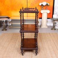 Etagere 19th Century Portable Walnut Whatnot (10 of 10) Etagere 19th Century Portable Walnut Whatnot (10 of 10)