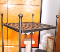 Pair of Tall French Wrought Iron Etagere Whatnot Shelving Stands (6 of 10) Pair of Tall French Wrought Iron Etagere Whatnot Shelving Stands (6 of 10)