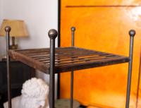 Pair of Tall French Wrought Iron Etagere Whatnot Shelving Stands (7 of 10) Pair of Tall French Wrought Iron Etagere Whatnot Shelving Stands (7 of 10)
