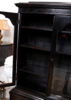 Austrian Ebonised Oak Glazed Dresser Bookcase Display Cabinet (6 of 12) Austrian Ebonised Oak Glazed Dresser Bookcase Display Cabinet (6 of 12)