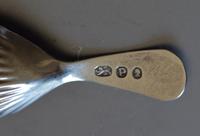 George III Silver Bright Cut Engraved Caddy Spoon, London 1790 (4 of 5) George III Silver Bright Cut Engraved Caddy Spoon, London 1790 (4 of 5)