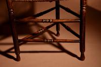 Very Decorative Elmwood Triangle Armchair C.1900 (4 of 6) Very Decorative Elmwood Triangle Armchair C.1900 (4 of 6)