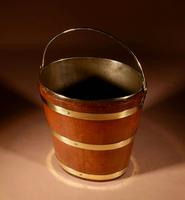 Dutch Coopered Oval Mahogany & Brass Tea Bucket / Jardinière, 19th Century (2 of 7) Dutch Coopered Oval Mahogany & Brass Tea Bucket / Jardinière, 19th Century (2 of 7)