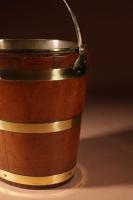 Dutch Coopered Oval Mahogany & Brass Tea Bucket / Jardinière, 19th Century (3 of 7) Dutch Coopered Oval Mahogany & Brass Tea Bucket / Jardinière, 19th Century (3 of 7)