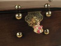 Dutch Colonial Hard Wood Chest with Brass Mounts (5 of 5)