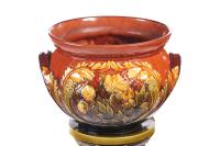 Antique Glazed Staffordshire Pottery Jardiniere on Stand (10 of 10) Antique Glazed Staffordshire Pottery Jardiniere on Stand (10 of 10)