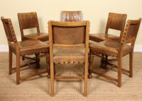 Oak Refectory Dining Table & 6 Leather Chairs Country (2 of 13) Oak Refectory Dining Table & 6 Leather Chairs Country (2 of 13)