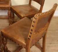 Oak Refectory Dining Table & 6 Leather Chairs Country (9 of 13) Oak Refectory Dining Table & 6 Leather Chairs Country (9 of 13)