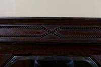 Edwardian Arts & Crafts Ebonised Carved Mirrored Oak Sideboard (9 of 11) Edwardian Arts & Crafts Ebonised Carved Mirrored Oak Sideboard (9 of 11)