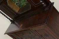 Edwardian Arts & Crafts Ebonised Carved Mirrored Oak Sideboard (11 of 11) Edwardian Arts & Crafts Ebonised Carved Mirrored Oak Sideboard (11 of 11)