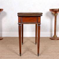 French Directoire Folding Card Table Brass Mahogany Ebony (9 of 9) French Directoire Folding Card Table Brass Mahogany Ebony (9 of 9)