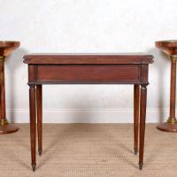 French Directoire Folding Card Table Brass Mahogany Ebony (8 of 9) French Directoire Folding Card Table Brass Mahogany Ebony (8 of 9)