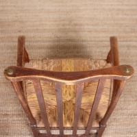 Oak Armchair Rushwork Seated Chair 19th Century (10 of 12) Oak Armchair Rushwork Seated Chair 19th Century (10 of 12)