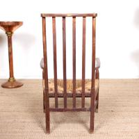 Oak Armchair Rushwork Seated Chair 19th Century (11 of 12) Oak Armchair Rushwork Seated Chair 19th Century (11 of 12)