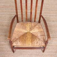 Oak Armchair Rushwork Seated Chair 19th Century (4 of 12) Oak Armchair Rushwork Seated Chair 19th Century (4 of 12)