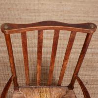 Oak Armchair Rushwork Seated Chair 19th Century (5 of 12) Oak Armchair Rushwork Seated Chair 19th Century (5 of 12)