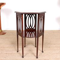 Arts & Crafts Hexagonal Side Table 19th Century Inlaid Mahogany (3 of 8) Arts & Crafts Hexagonal Side Table 19th Century Inlaid Mahogany (3 of 8)