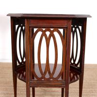 Arts & Crafts Hexagonal Side Table 19th Century Inlaid Mahogany (6 of 8) Arts & Crafts Hexagonal Side Table 19th Century Inlaid Mahogany (6 of 8)