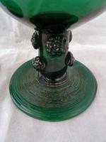 Pair of Georgian / Victorian Dark Green Glass Rummers. (2 of 8) Pair of Georgian / Victorian Dark Green Glass Rummers. (2 of 8)