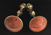 Pair of Gothic Revival Brass Altar Candlesticks (4 of 4) Pair of Gothic Revival Brass Altar Candlesticks (4 of 4)