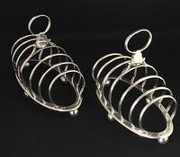 Pair of Elkington Silver Plated Toast RAcks. (2 of 4) Pair of Elkington Silver Plated Toast RAcks. (2 of 4)