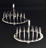 Pair of Elkington Silver Plated Toast RAcks. (3 of 4) Pair of Elkington Silver Plated Toast RAcks. (3 of 4)
