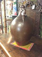 Early 18th Century Salt Glazed Flagon 14.5" (2 of 2) Early 18th Century Salt Glazed Flagon 14.5" (2 of 2)