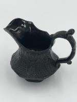 Antique 19th Century Black Basalt Pottery Milk Jug (2 of 5) Antique 19th Century Black Basalt Pottery Milk Jug (2 of 5)