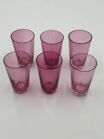 Antique Cranberry Jug with 6 Antique Glasses (4 of 4) Antique Cranberry Jug with 6 Antique Glasses (4 of 4)