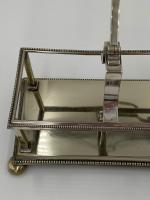 Antique Victorian Silver Plated Bottle Holder (5 of 5) Antique Victorian Silver Plated Bottle Holder (5 of 5)