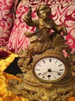 Rare Antique French Japy Freres Gilt Gilded Brass Vintage Mantel Clock (3 of 8) Rare Antique French Japy Freres Gilt Gilded Brass Vintage Mantel Clock (3 of 8)